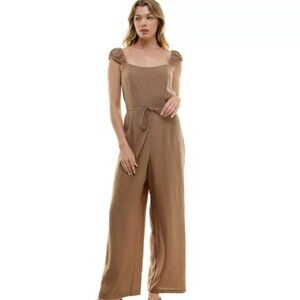 Lily Rose Tan Jumper/romper